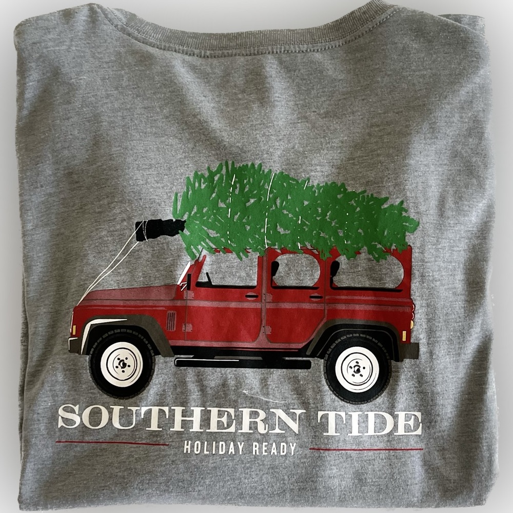 Southern Tide Christmas Long Sleeve T-Shirt
